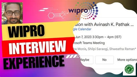 Wipro Interview Experience 2023 Embedded Wipro Company Interview