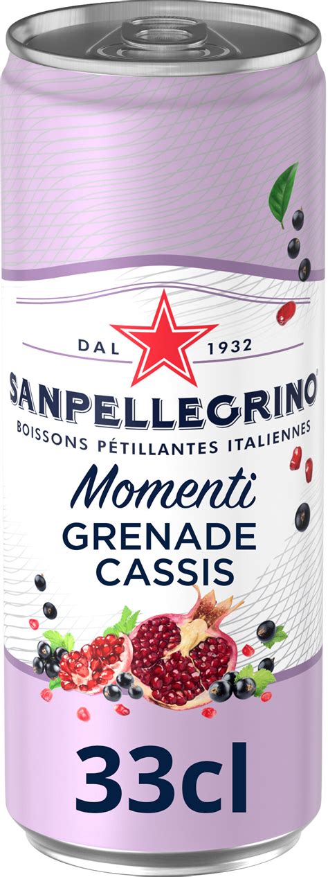 Sanpellegrino Momenti Boisson Gazeuse Aromatis E Grenade Cassis Cl