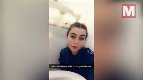 Gender Fluid Sex Worker Shocks Twitter With Airplane Toilet Licking Selfie Video Mirror Online