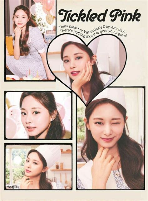 Tickled Pink Chou Tzuyu Twice Tickled Pink Kpop Posters