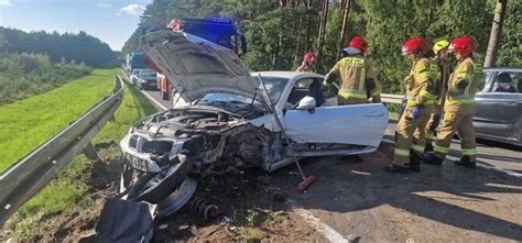 Wypadek Na Drodze Krajowej Nr Niedaleko Mostowa Jedna Osoba W