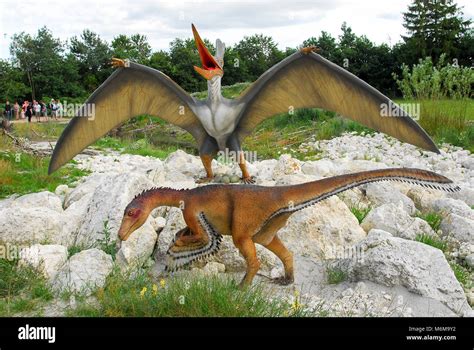 Dinosaur In Theme Park High Resolution Stock Photography And Images Alamy