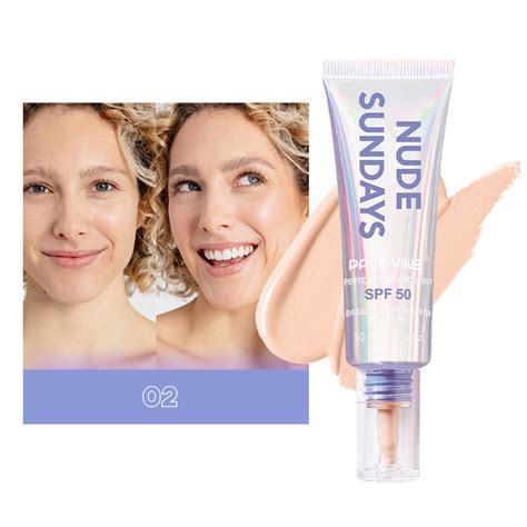 Naked Sundays Beautyscreen Spf Mineral Peptide Foundation Tint In Skin Tint With