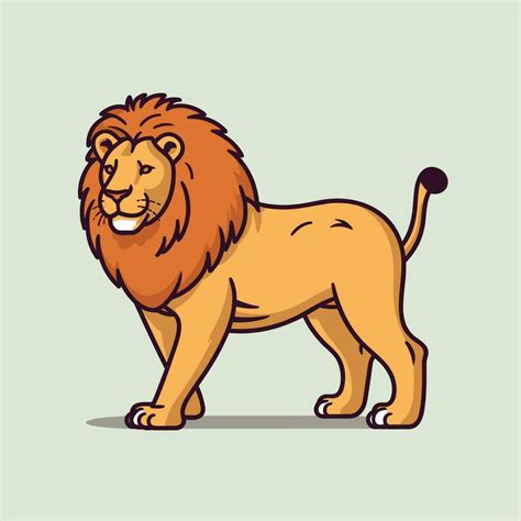 Lion Symbol Cute Lion Cartoon 27696058 Vector Art At Vecteezy