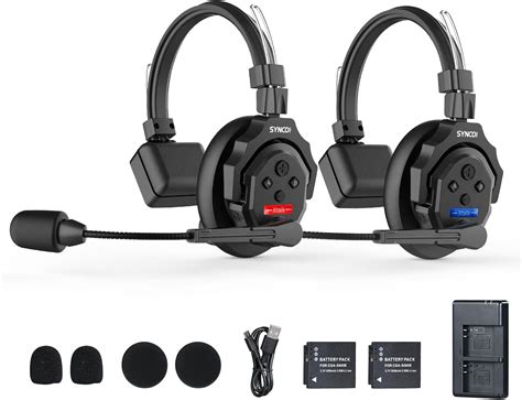 Synco Xtalk X2 Wireless Intercom Headset System 24ghz