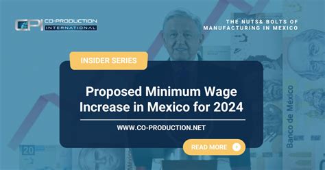 Insights On The Proposed Minimum Wage Increase In Mexico For Co