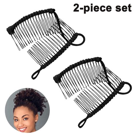 2 Pieces Banana Hair Clips For Women Large Size Vintage Clincher Comb Banana Hair Grip No Crease