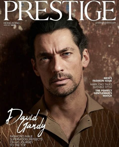 David Gandy 2021 Prestige Cover Shoot