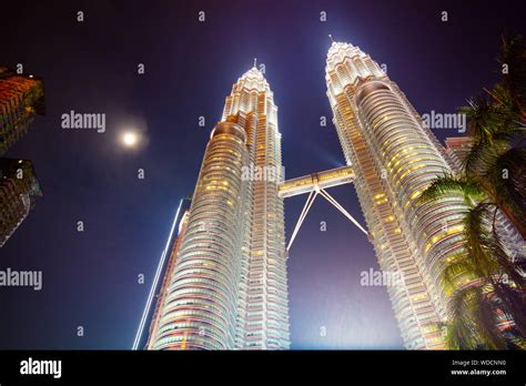 Malaysia City Skyline at Night Stock Photo - Alamy