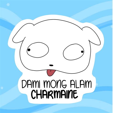 Sskait Spike Waterproof Funny Dog Mood Die Cut Sticker Dami Mong Alam