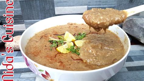 Beef Haleem Daleem Nida S Cuisine Mazedar Haleem Recipe Youtube