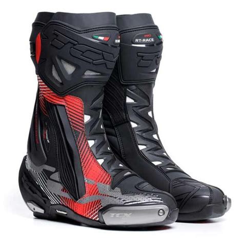 Botas Tcx Rt Race Pro Air Negro Rojo Blanco