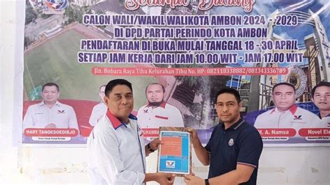 Mus Mualim Optimis Dapat Rekomendasi Perindo Maju Calon Wakil Wali Kota