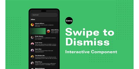 Swipe To Dismiss Interactive Component Figma