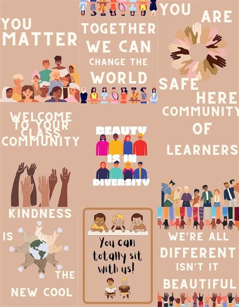 10 Diversity Poster Classroom Decor Classroom Poster - Etsy