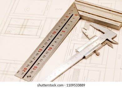 Measuring Tools Drawing Stock Photo 1109533889 | Shutterstock