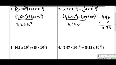 Operations With Scientific Notation Worksheet – Imsyaf.com