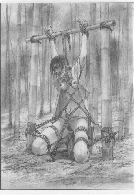 Rule 34 1girls Arms Above Head Bamboo Bamboo Forest Bamboo Shoot Bamboo Torture Bondage Bound