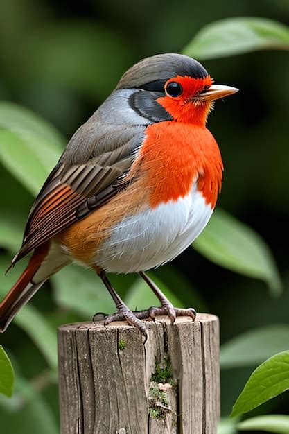 Premium Ai Image European Robin Bird