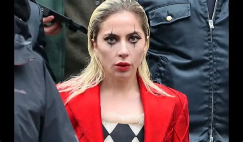 Lady Gaga Fue Captada Por Primera Vez En Su Rol De Harley Quinn Día A Día