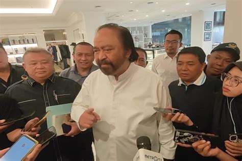 Surya Paloh Sindir PDIP Soal Kelanjutkan Hak Angket