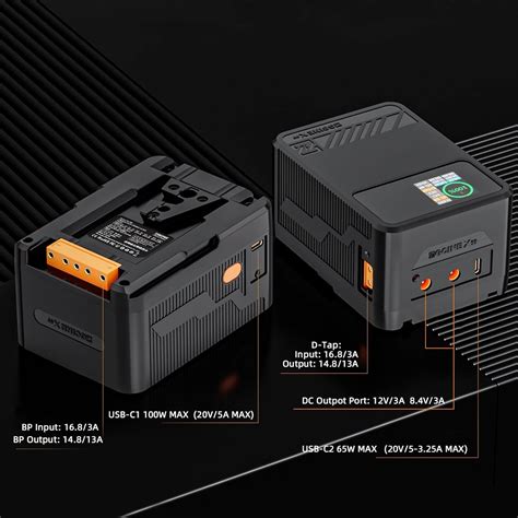 ZGCINE ZG X99 V Mount Battery 100W USB C Fast Charge 99Wh 14 8V From