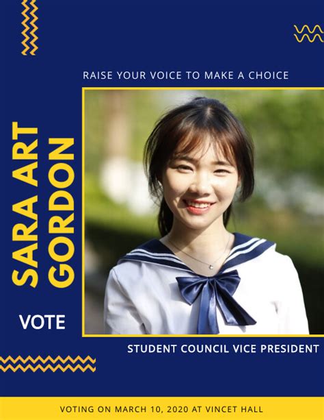 Copy Of Voting School Election Poster Template Postermywall