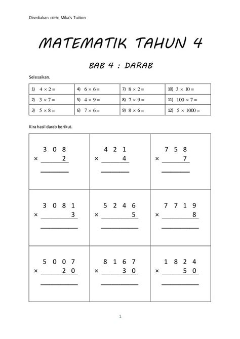 Soalan Matematik Tahun 4 Masa Dan Waktu Download Oliv