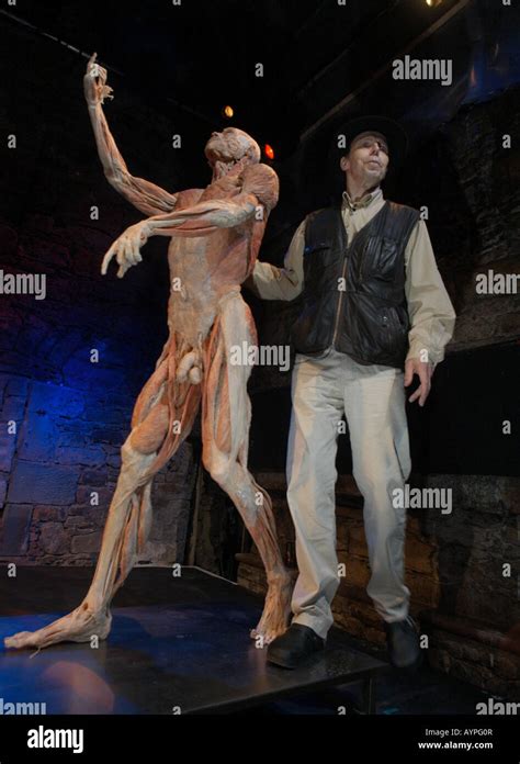 The German Professor Gunther Von Hagens Pictured Hi Res Stock