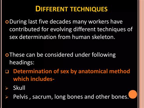 Sex Determination In Forensic Ppt