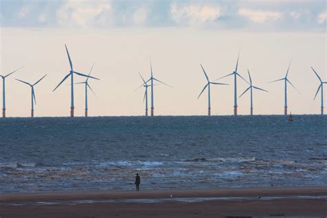 Wind Turbines River Mersey Alan Ward Wirral Flickr