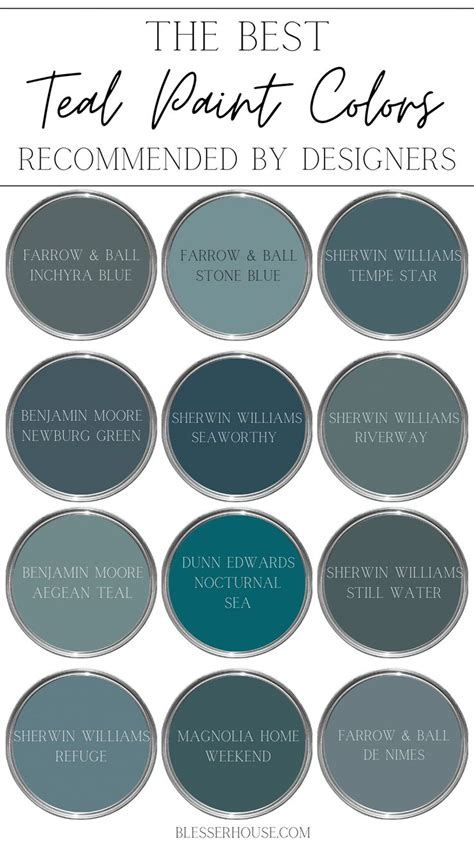 Best Teal Paint Colors And Why Its Trending Teal Paint Colors Teal