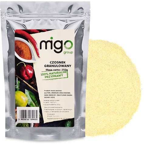 CZOSNEK GRANULOWANY Aromatyczny 250g MIGogroup 13612899368 Allegro Pl