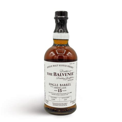 BALVENIE Sherry Cask 15 Ans Le Vin Devant Soi