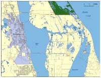 Titusville Digital Vector Maps - Download Editable Illustrator & PDF ...