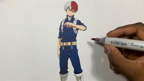 25 Easy Todoroki Drawing Ideas - How to Draw Todoroki