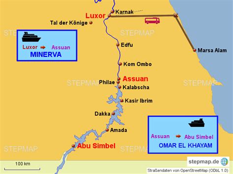 Abu Simbel Map