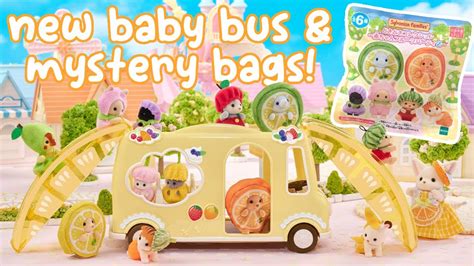 New Sylvanian Families Baby Fruit Party Mystery Bags And Fruit Baby Bus