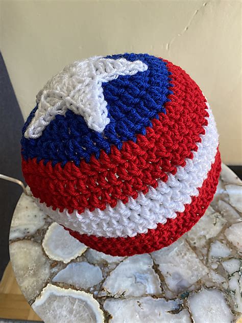 Ravelry Captain America Beanie Pattern By Emily Ingrid