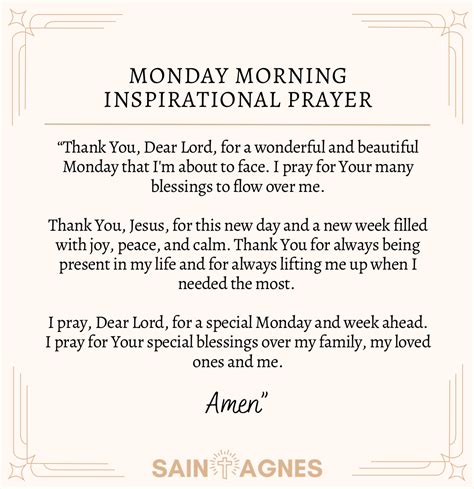 9 Monday Morning Prayers And Blessings With Images