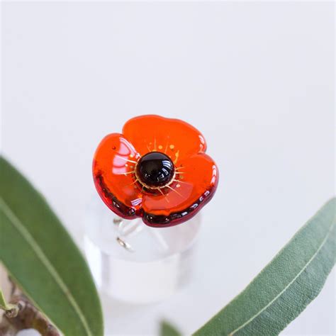 Bague Fleur Plusieurs Couleurs Atelier Epitalon