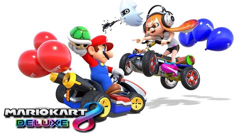 Mario Kart Splatoon Battle Mario Kart Deluxe Youtube