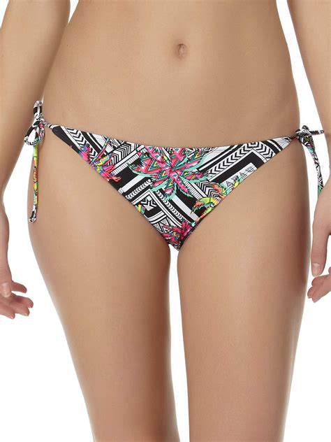 No Boundaries Juniors Hidden Treasures Side Tie Bikini Bottom Walmart