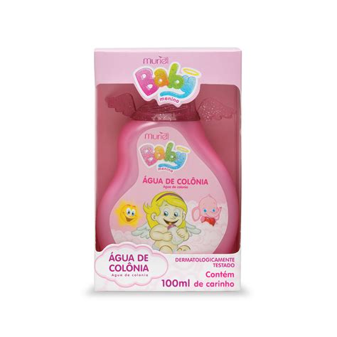 Água De Colônia Perfume Para Bebê Infantil Menino 100ml Nova Muriel