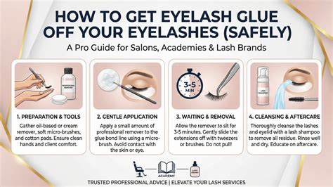 how to get eyelash glue off your eyelashes