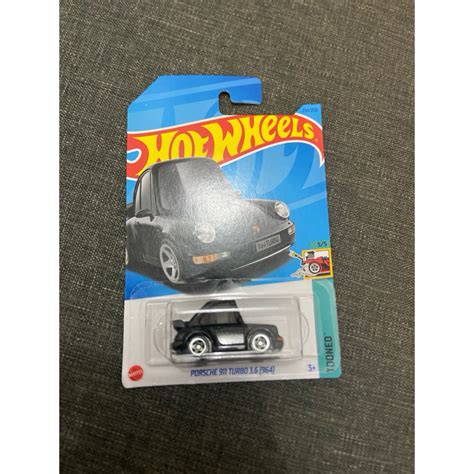 Jual Hotwheels Hot Wheels Porsche 911 Turbo 3 6 964 Black Shopee Indonesia