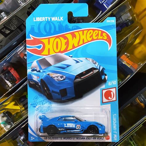 Hot Wheels LB Silhouette Works GT Nissan GT RR Ver LBWK Liberty Walk Case M Shopee