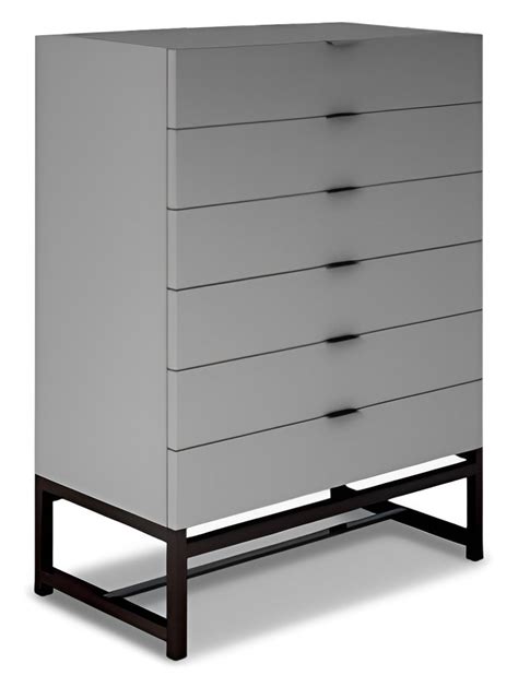 Harvey Night Vertical Chest Of Drawer With 6 Drawers Minotti CHANINTR