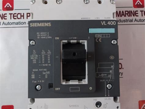 Siemens Vl400 Circuit Breaker - Aeliya Marine