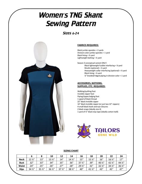 50+ Designs Star Trek Voyager Uniform Sewing Pattern - LaurelAlixs